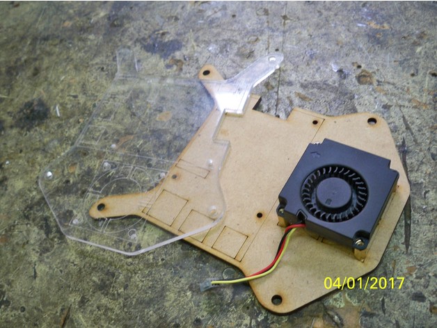 Raspberry Protoneer CNC Mounting Plate