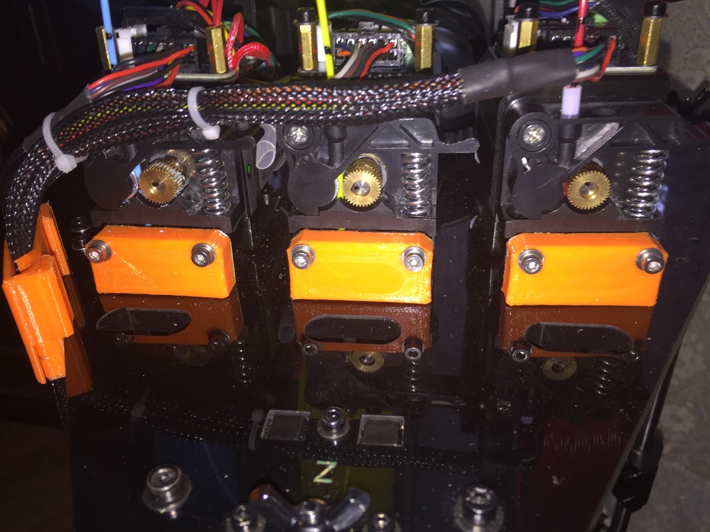 Geeetech Rostock 301 Extruder Spacer and Support