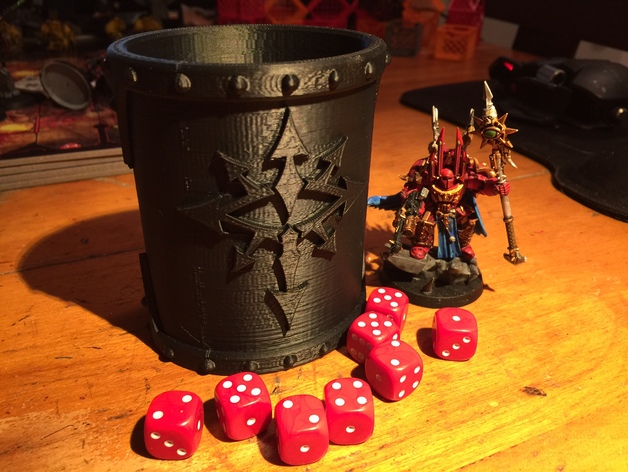Chaos dice cup
