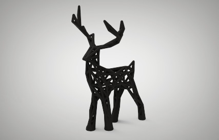 Wire-frame Holiday Deer
