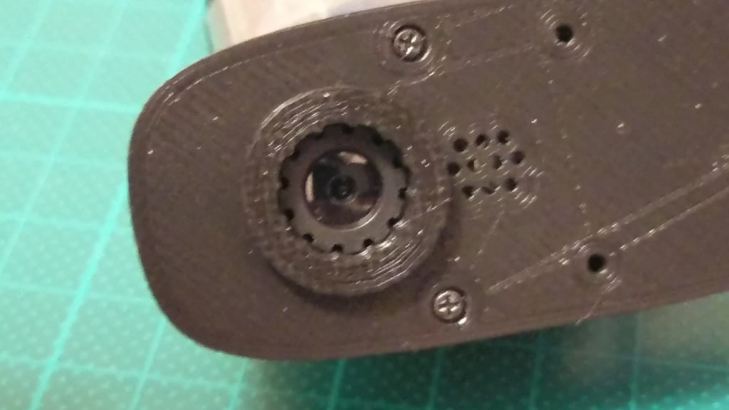 Logitech C270 web cam - with focusing ring and  mic  opening