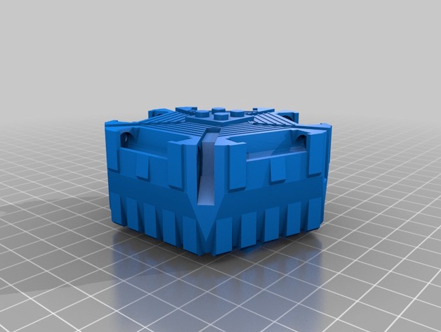Space Marine type Drop Pod base for lego