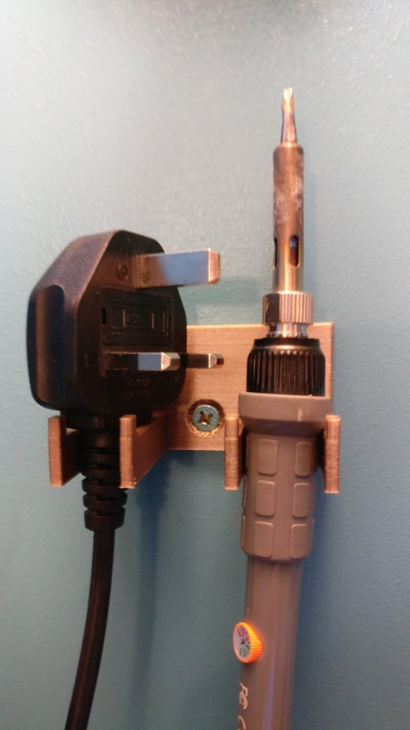Wall Mounted Soldering Iron Holder