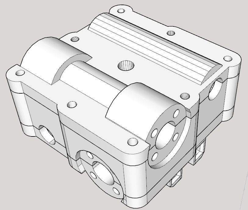 SketchUp for all lead-screw cube