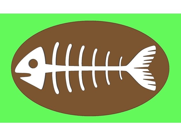 Fish Bones Plaque