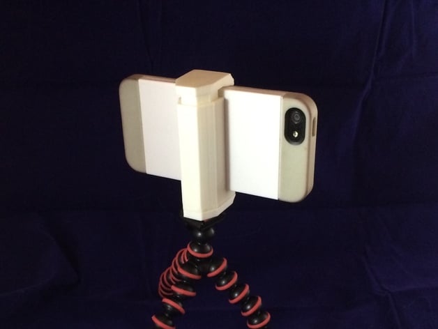 Adjustable phone tripod mount/stand