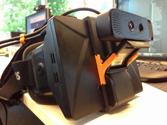 3D Camera mount for Oculus Rift (dev kit)