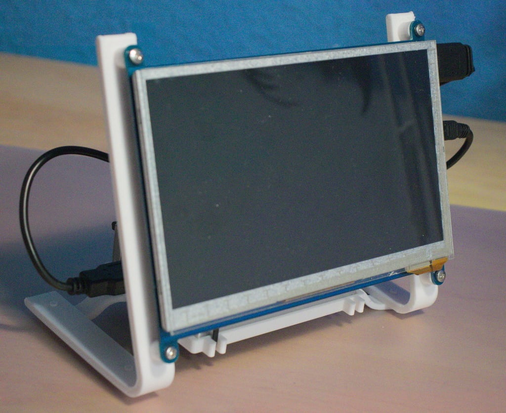 Waveshare 7 inch LCD display stand / small computer holder