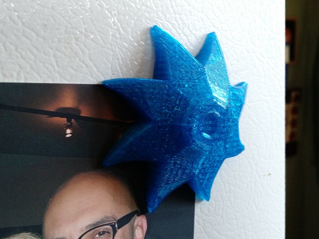 Star shaped Fridge Magnet - for 1/2x1/4 Neodymium Magnets