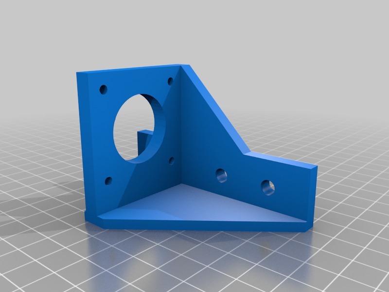 AM8 - Metal Frame for Anet A8 - Beefed up Y motor mount for 2020 extrusion
