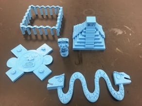 Aztec and Mayan Structures