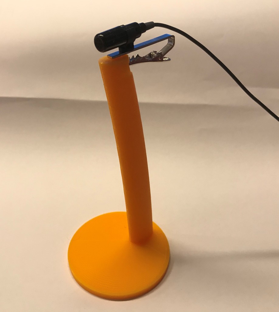 A stand for a microphone