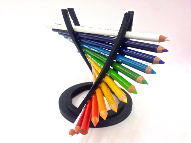 Helix Pencil Holder (Open path)