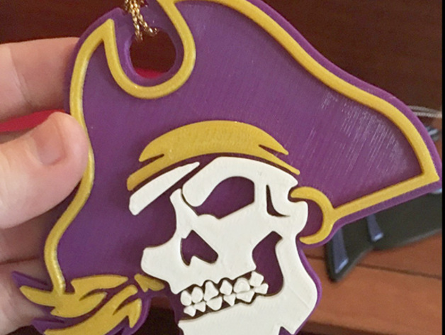 ECU Pirates ornament