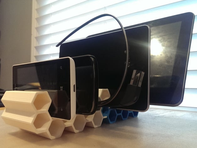Mobile Device Modular Honeycomb Stand