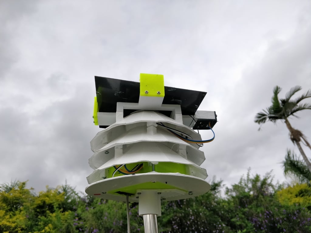 Solar Powered 18650 IOT ESP8266/ESP8285 Weather Station with UV/Rain and IOT Updates (ThingSpeak)