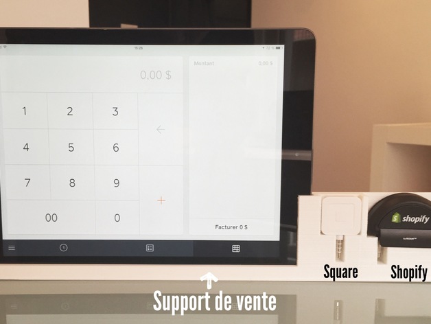 Support Ipad Air, shopify, square