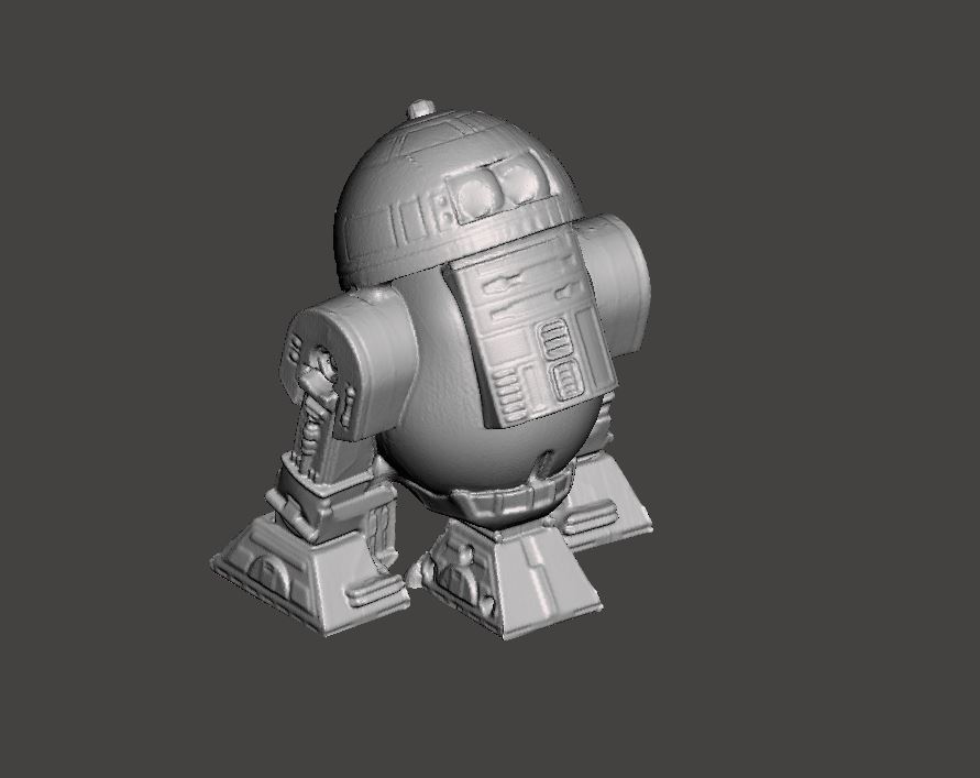 R2D2 Mr Potato Head 3D scan