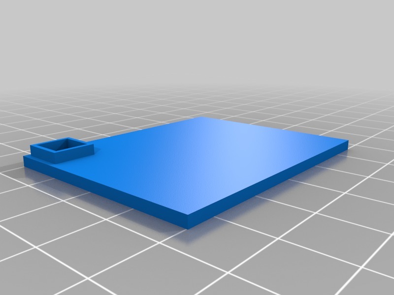 50x40mm Wargame Base with slot for 5mm D6 die.