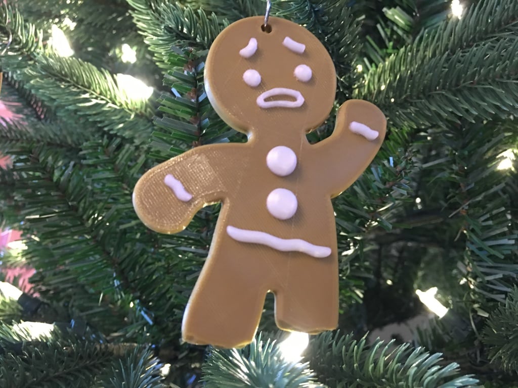 Dual/Multi Material Gingerbread Man with No Legs