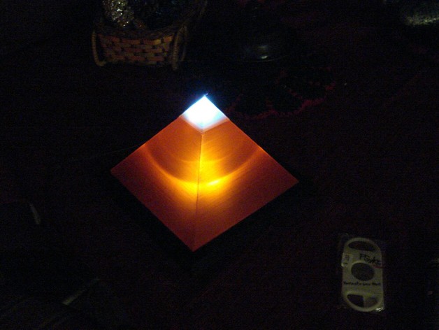 6 Inch Pyramid Lamp