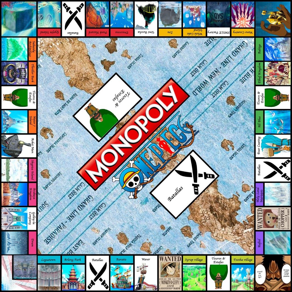 Complete Monopoly One Piece Edition