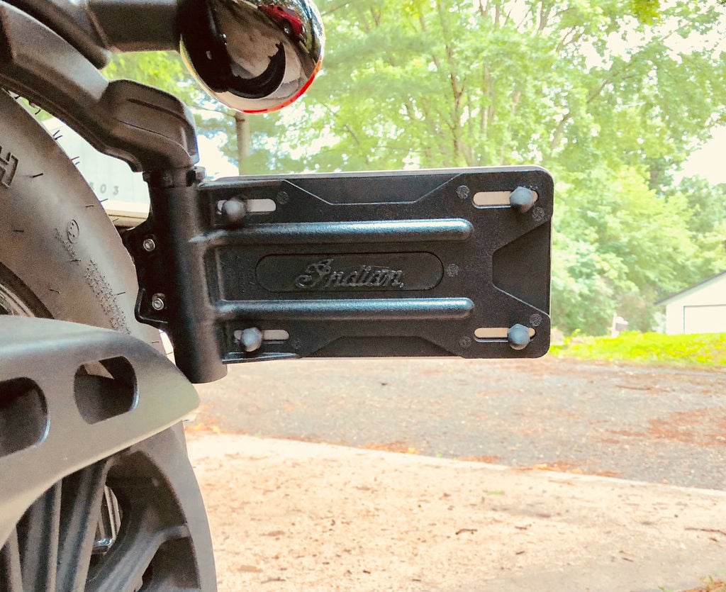 2018 Indian Scout Bobber - License Plate - Back Plate - 5 Styles