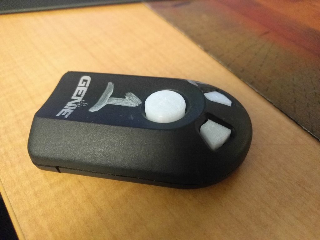 Buttons for Three Button Genie Garage Door Opener Remote