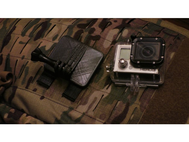 Tactical Molle mount for GoPro