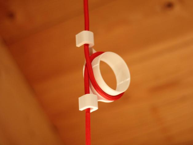 Cable shortener for ceiling lamp - Ikea lamp