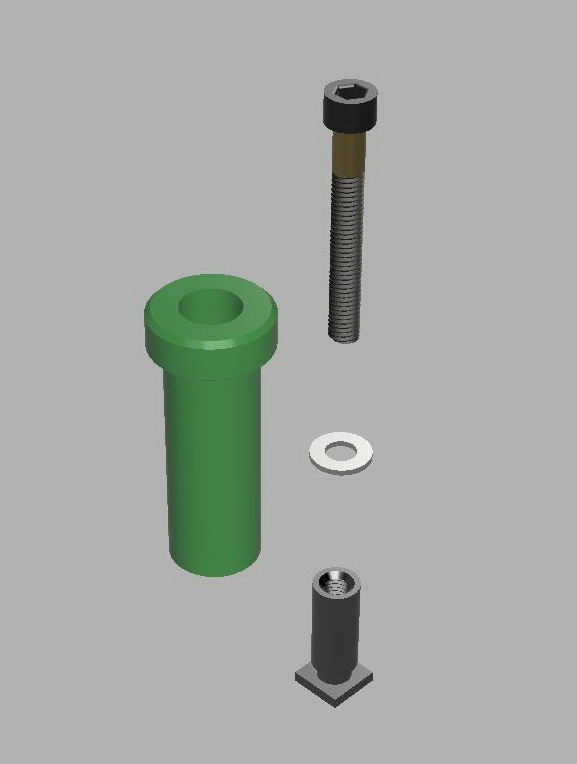Adaptor for Mini Quick Change Toolpost for Sherline Lathe