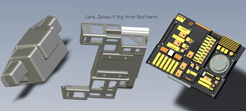 Carlz Johnny 5 Big Print Bed Parts