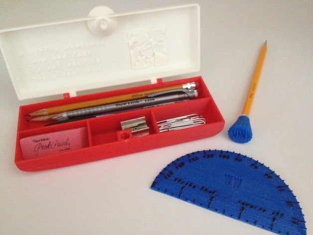 Customizable Locking Pencil Box Set