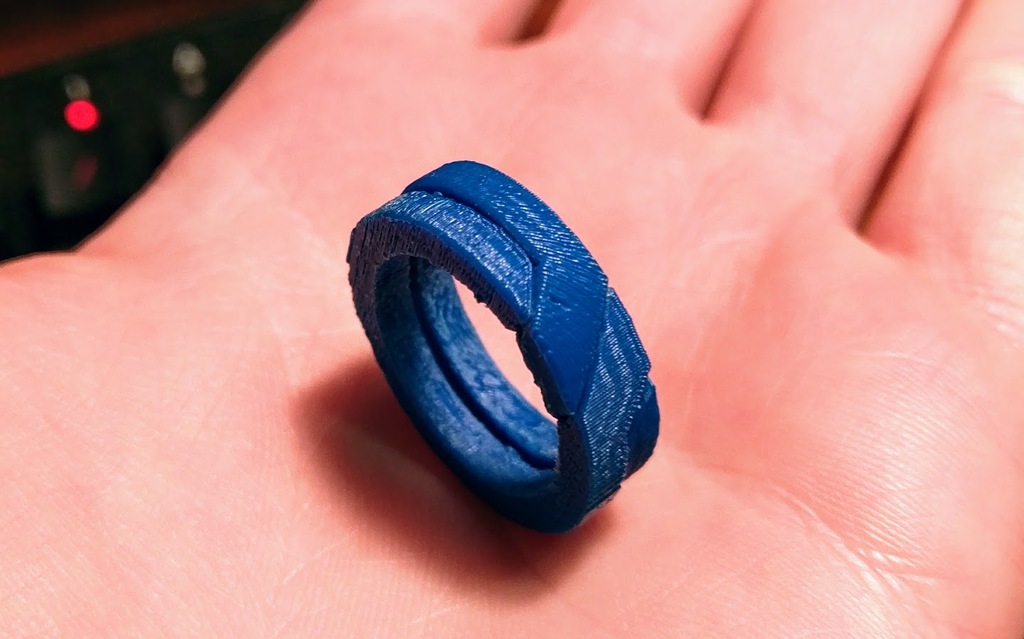 2 Band Puzzle Ring