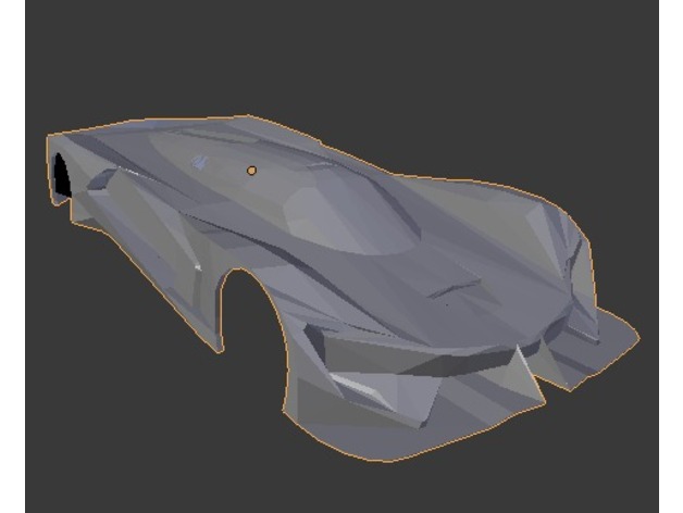 Low-Poly SRT Tomahawk Vision Gran Turismo Body in 1:28 Scale (Deprecated)