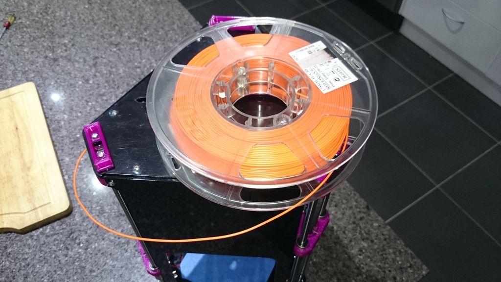 Delta Printer Filament holder Mk2 100% poly