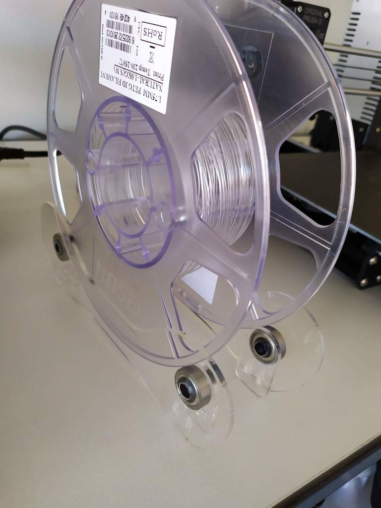 LASER Cut 3D filament spool holder