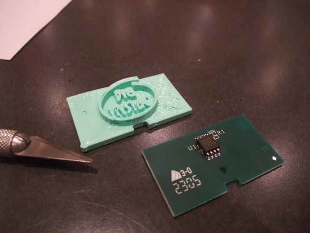 PLA inside - strata cartridge's chip