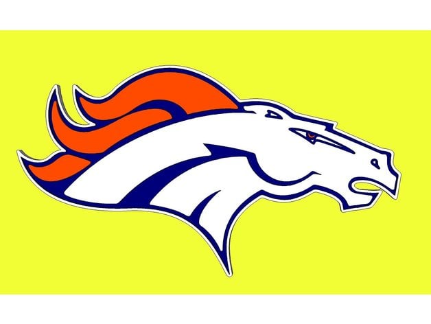Denver Broncos Fridge Magnet