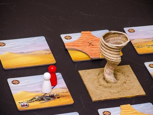Storm Tile for "Forbidden Desert" Board Game