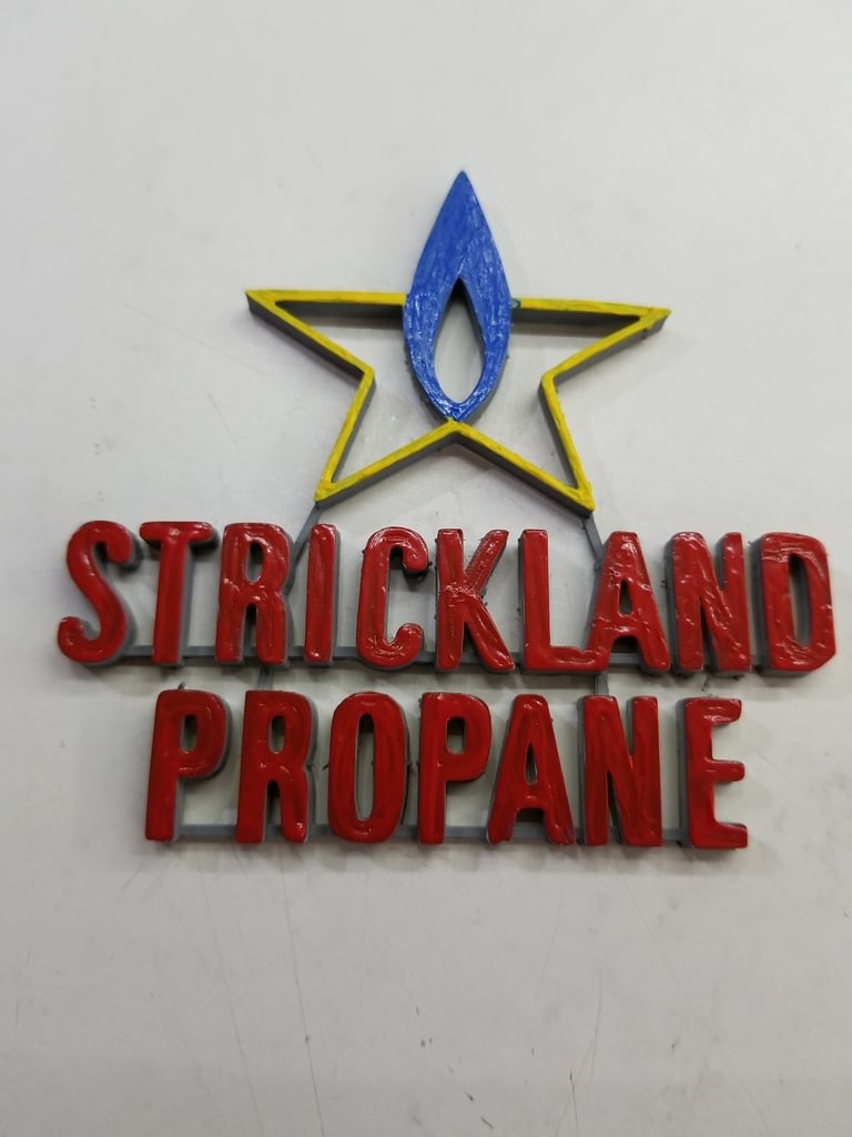 Strickland Propane Sign