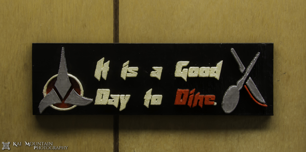 It Is A Good Day To Dine: Klingon Kitchen Decor