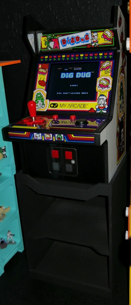 Arcade Machine Riser for BJD Dolls. 