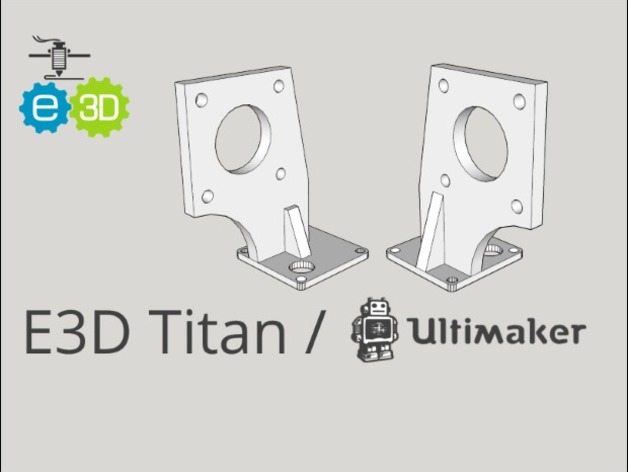 E3D Titan / Ultimaker 2 mount
