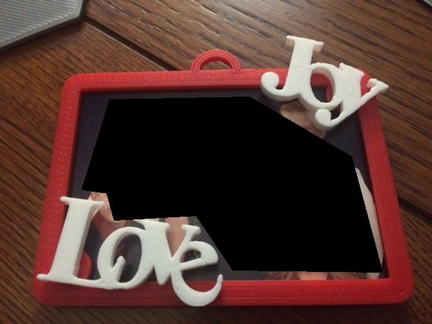 Christmas Ornament Picture Frame