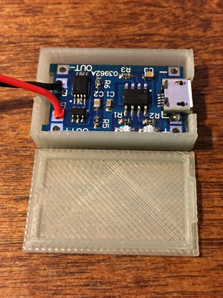 USB lipo battery charger case