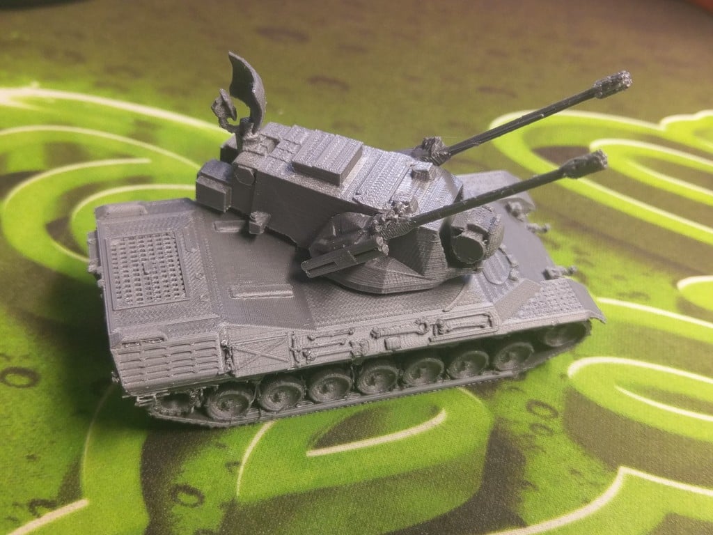 Flakpanzer Gepard 1:100 - Easier Turret Print