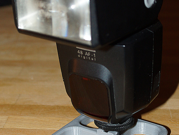 Flash stand for old Sony type hotshoe