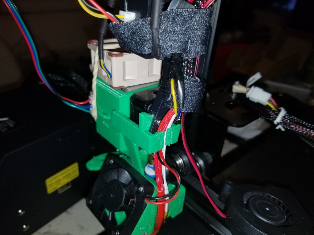 Cr-10 Direct Drive Modified for wire management and filament sensor