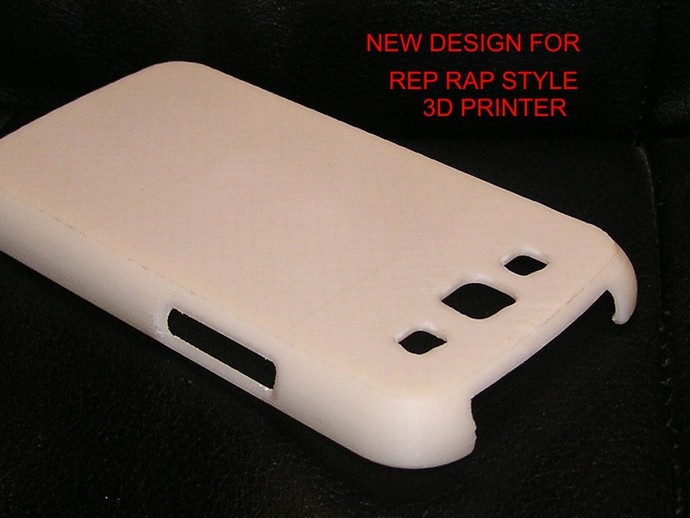 Galaxy S3 Phone Case - Fixed for Better Rep Rap Printing
